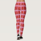 Roze rode Pop Poppen met twee Popsicle Ice Lolly Leggings (Achterkant)