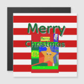 Roze Rode Prettig Kerstfeest  (Voorkant / Achterkant)