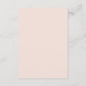 Roze & Rode Romantische Lente Bloemencode QR Weddi Informatiekaartje (Achterkant)