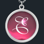 Roze rode roodbruin Gem Monogram Zilver Vergulden Ketting<br><div class="desc">Elegant en uniek ontwerp met edelsteen. Zeer nauwkeurige modellering en rendering van verpleegkundigen in 3D Studio Max door Bulgan Lumini.Part uit de serie Hyper Talismans.</div>