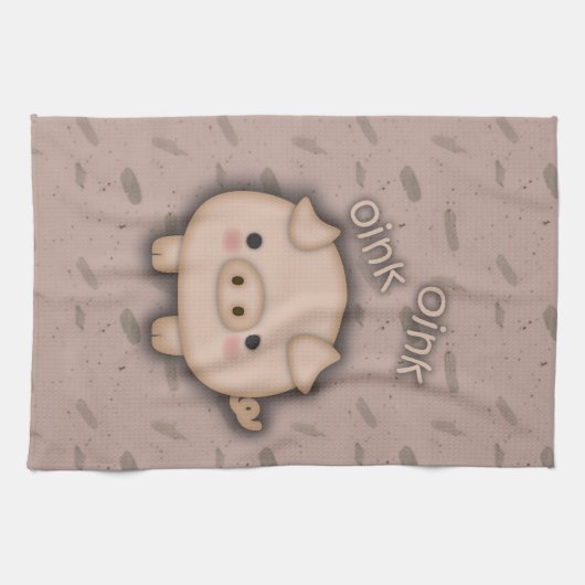 Roze rode roze achtergrond theedoek (Horizontaal)