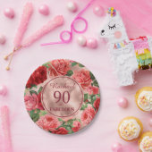 Roze Rode Rozen 90 en Fabulous Paper Bord (Feest)