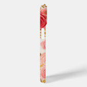 Roze Rode Rozen Bloem Bloemen Waterverf Case-Mate iPhone Case (Achterkant / Rechts)