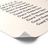  roze rode rozen bruiloft zithoek poster (Hoek)