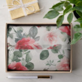  roze rode rozen Moederdag Tissuepapier (Geschenk)