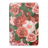 Roze rode rozen willekeurige regelingen Floral Pat Badmat (Voorkant Verticaal)