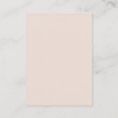 Roze & Rode Streep Vrijgezellenfeest Registry Informatiekaartje (Achterkant)