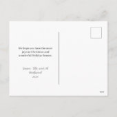 Roze rode strikken Kerstmis Feestdagenkaart (Achterkant)