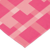 Roze rode tablet tafelkleed (Gekanteld)