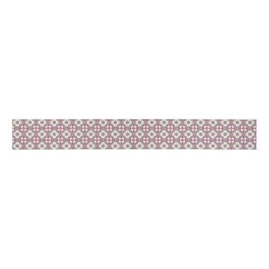  roze rode teile van Barcelona Grosgrain Lint (Voorkant)