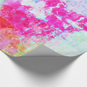 Roze rode textuur cadeaupapier (Hoek)
