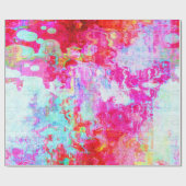 Roze rode textuur cadeaupapier (Vlak)