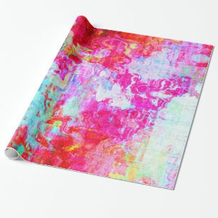 Roze rode textuur cadeaupapier