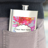 Roze rode textuur flacon (Voorbeeld)