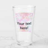 Roze rode textuur glas (Achterkant)