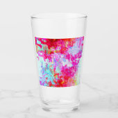 Roze rode textuur glas (Voorkant)