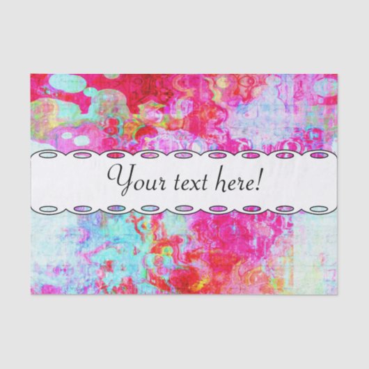 Roze rode textuur tissuepapier (Voorkant)