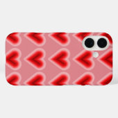 Roze & Rode Valentijnsdag Hart Case-Mate iPhone Case (Achterkant (horizontaal))