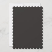 Roze Rode Valentijnskaart Minimalistische Script B Kaart (Achterkant)