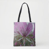 Roze rode ventilator Canvas tas (Voorkant)