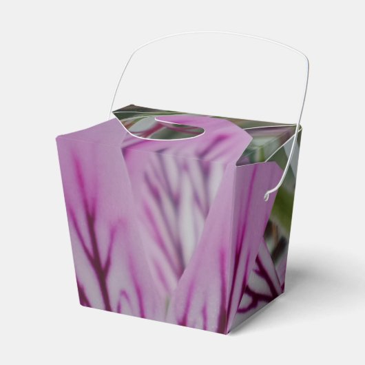 Roze/rode ventilator uit de voorverpakking bedankdoosjes (Voorkant Zijde)