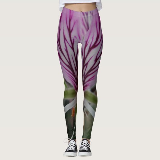 Roze/rode ventilatorLeggings Leggings (Voorkant)