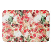 Roze rode vuil pootendot grunge badmat (Voorkant)