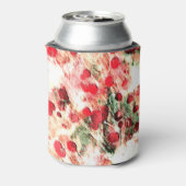 Roze Rode Vuil Spikkel Grunge Blikjeskoeler (Blikje Achterkant)
