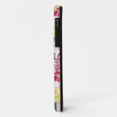 Roze, rode waterverf bloemen. Case-Mate iPhone case (Achterkant/links)