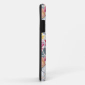 Roze, rode waterverf bloemen. Case-Mate iPhone case (Achterkant/rechts)