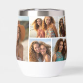 Roze Rode Waterverf - Mod Monogram - Fotocollage (Achterkant)