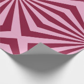 Roze rode wervelende inpakpapier (Hoek)