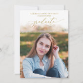 Roze & Rode Wildbloemen Afstudeerfeest Uitnodiging (Achterkant)