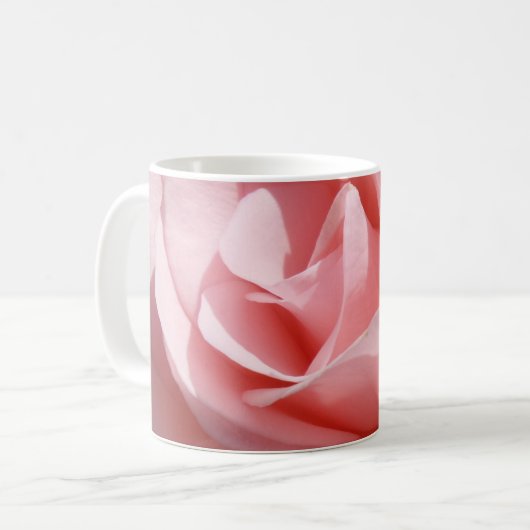 Roze rode witte koffie Mok (Voorkant links)