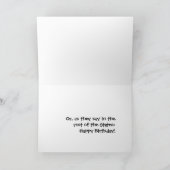 Roze rode witte liefde Hawaiian grappige gelukkige Kaart (Binnen)