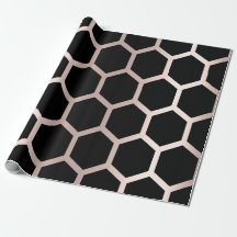 Roze rode zwarte meetkunde Honeycomb Hexagon