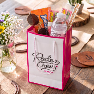 Roze Rodeo Crew Cowgirl Bachelorette Klein Cadeauzakje