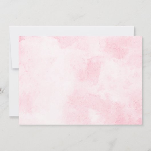 Roze Rodeo Western Cowgirl Verjaardagsfoto Kaart (Achterkant)