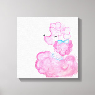 Roze Rodle Canvas Afdruk