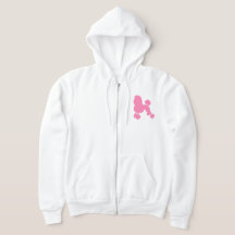 Roze Rodle Front Zip Women Hoodie