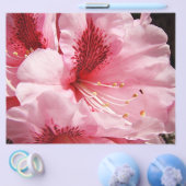 Roze Rododendron Bloemen Aangepaste Flyers papier (Enkel)
