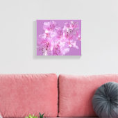 roze rododendron bloesem bloesem mooi canvas afdruk (Insitu (Woonkamer))