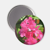 roze rododendron magneet (Voorkant / Achterkant)
