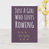 Roze Roeispellen Voor Meisjes Kaart (Gele Bloem)