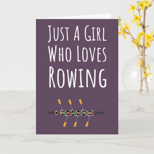 Roze Roeispellen Voor Meisjes Kaart (Gele Bloem)