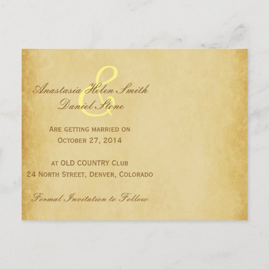  roze roemeense rozen met golden fleurdelis aankondigingskaart (Achterkant)