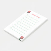 Roze roest dingen om te doen post-it® notes (Schuin)