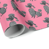 Roze roestdruk cadeaupapier (Rol Hoek)