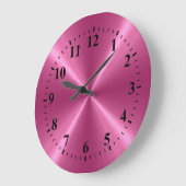 Roze roestvrij staal grote klok (Hoek)