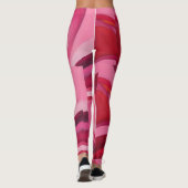 Roze rol leggings (Achterkant)